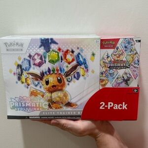 NEW Pokémon Prismatic Evolutions 2 pack